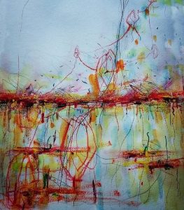 At the edge, permaculture inspired artwork